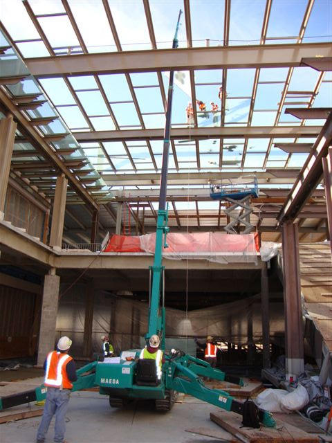 MC405C Construction US Skylight Placement With Jib